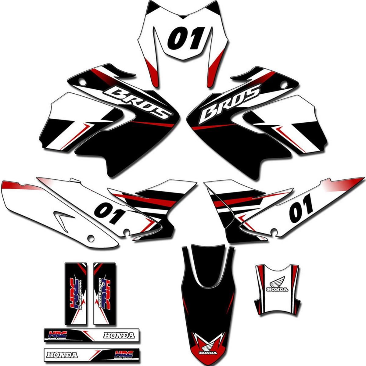 Kit adesivos Gráficos para BROS 125/150 2009 a 2012 - Start Espessura 0.20mm - BROS-104B