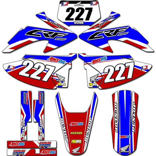 Kit adesivos Gráficos para CRF-230 2008 a 2014 Modelo CRFA-66