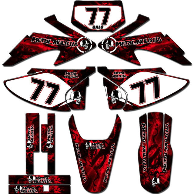 Kit adesivos Gráficos para CRF-230 2008 a 2014 - Start Espessura 0.20mm - CRFA-07