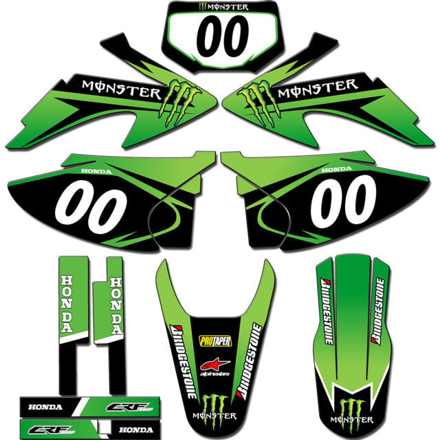 Kit adesivos Gráficos para CRF-230 2008 a 2014 - Start Espessura 0.20mm - CRFA-08