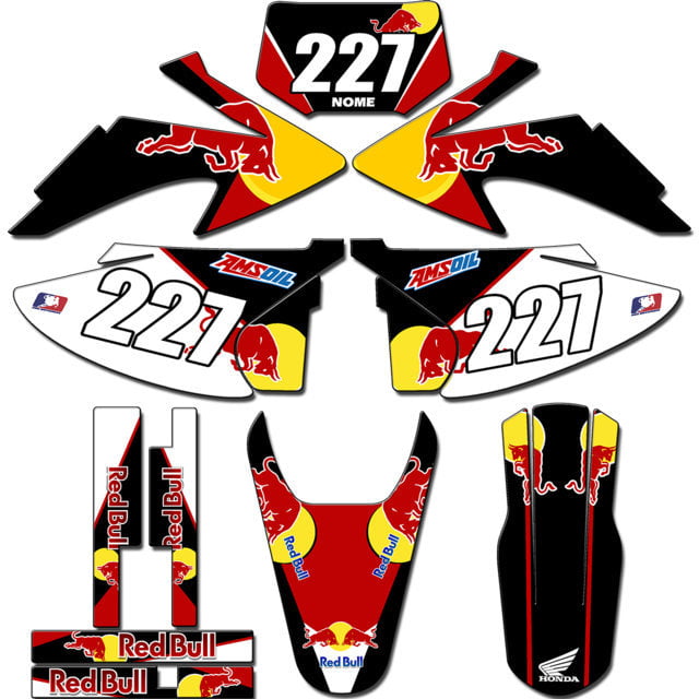 Kit adesivos Gráficos para CRF-230 2008 a 2014 - Start Espessura 0.20mm - CRFA-109