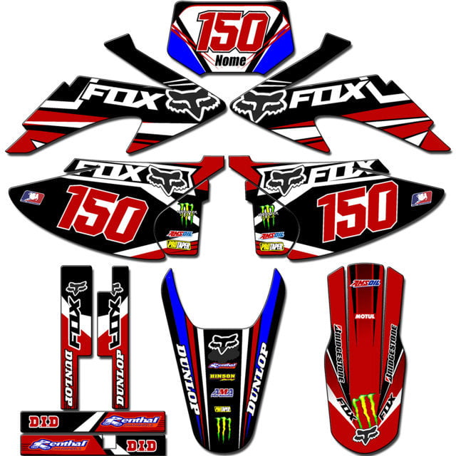 Kit adesivos Gráficos para CRF-230 2008 a 2014 - Start Espessura 0.20mm - CRFA-61