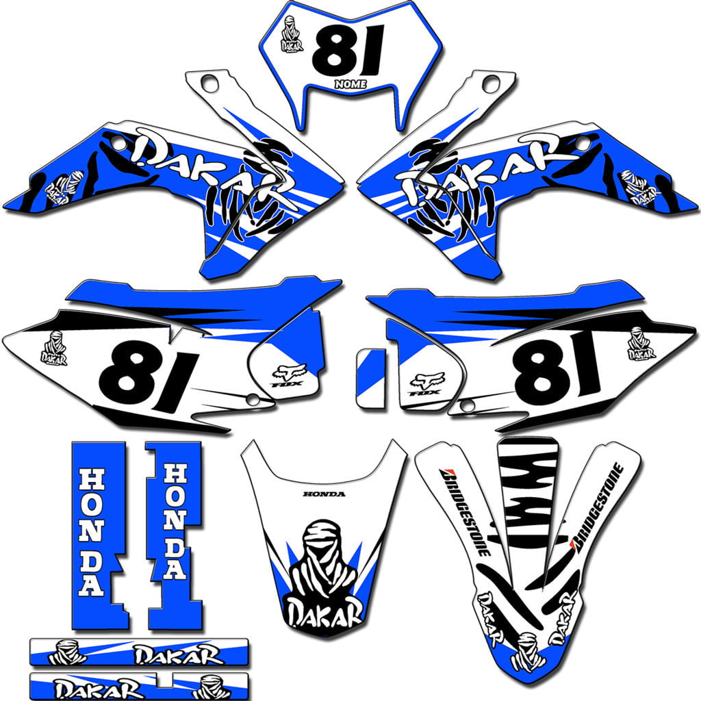 Kit adesivos Gráficos para CRF-230 2015 a 2021 - Start Espessura 0.20mm - CRFM-135