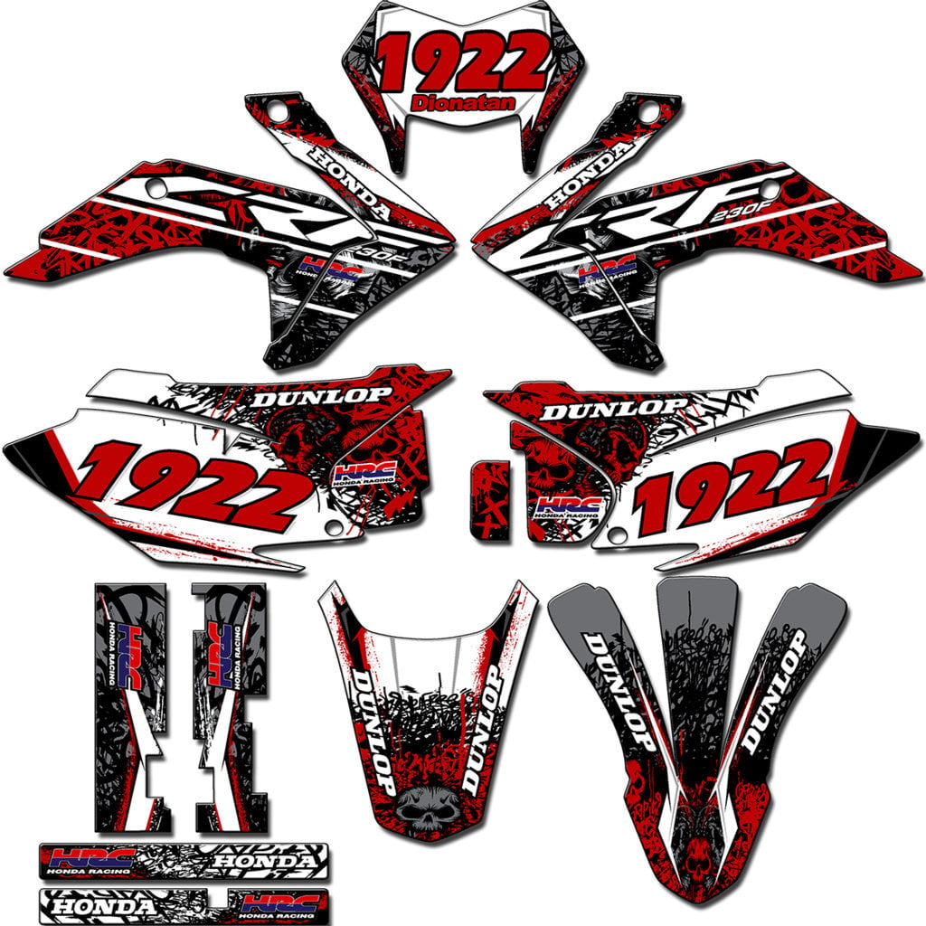 Kit adesivos Gráficos para CRF-230 2015 a 2021 - Start Espessura 0.20mm - CRFM-20