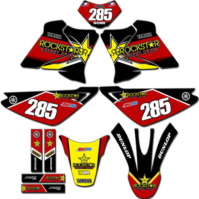 Kit adesivos Gráficos para XTZ-125 - Start Espessura 0.20mm - XTZB-10