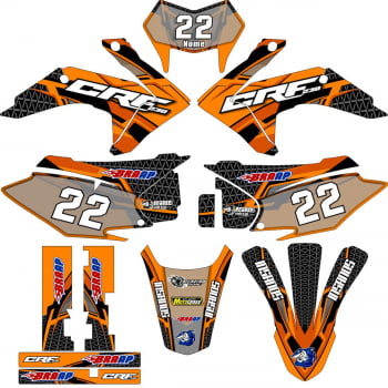 Kit adesivos Gráficos para CRF-230 2015 a 2021 - Premium Espessura 0.50mm - A1