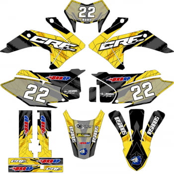 Kit adesivos Gráficos para CRF-230 2015 a 2021 - Start Espessura 0.20mm - A8