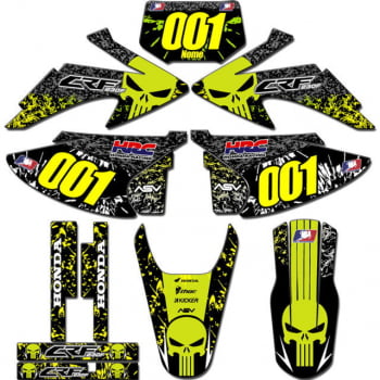 Kit adesivos Gráficos para CRF-230 2008 a 2014 - Start Espessura 0.20mm - CRFA-02