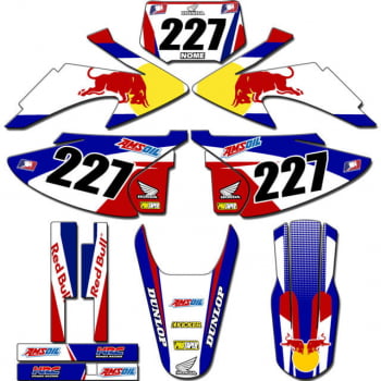 Kit adesivos Gráficos para CRF-230 2008 a 2014 - Start Espessura 0.20mm - CRFA-122