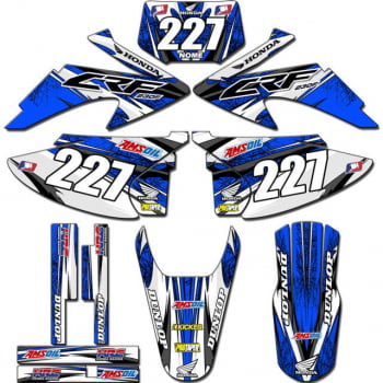 Kit adesivos Gráficos para CRF-230 2008 a 2014 - Start Espessura 0.20mm - CRFA-23