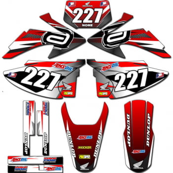 Kit adesivos Gráficos para CRF-230 2008 a 2014 - Start Espessura 0.20mm - CRFA-49