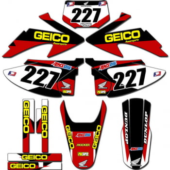 Kit adesivos Gráficos para CRF-230 2008 a 2014 - Start Espessura 0.20mm - CRFA-58