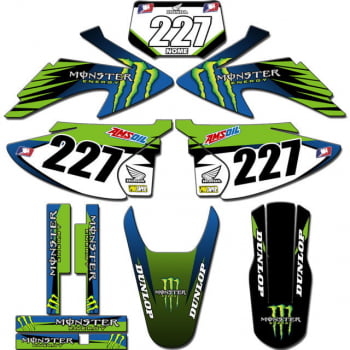 Kit adesivos Gráficos para CRF-230 2008 a 2014 - Start Espessura 0.20mm - CRFA-67