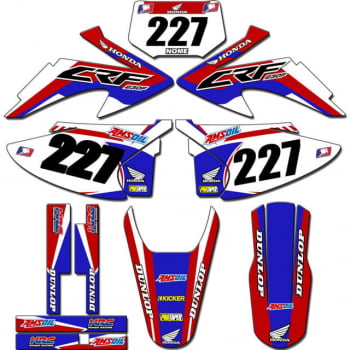 Kit adesivos Gráficos para CRF-230 2008 a 2014 - Start Espessura 0.20mm - CRFA-79