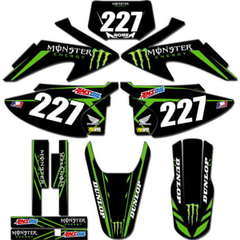 Kit adesivos Gráficos para CRF-230 2008 a 2014 - Start Espessura 0.20mm - CRFA-84