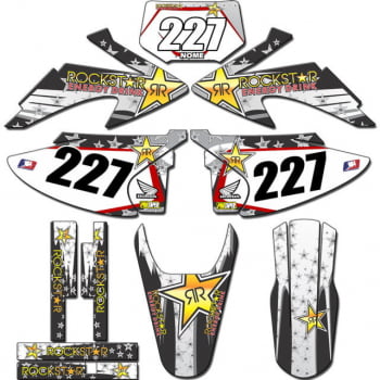 Kit adesivos Gráficos para CRF-230 2008 a 2014 - Start Espessura 0.20mm - CRFA-96