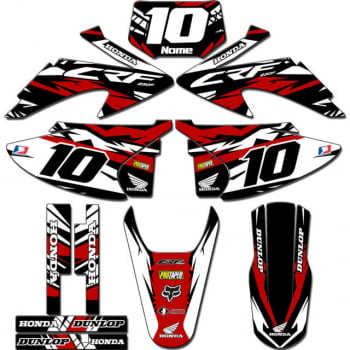 Kit adesivos Gráficos para CRF-230 2008 a 2014 - Start Espessura 0.20mm - CRFA-38