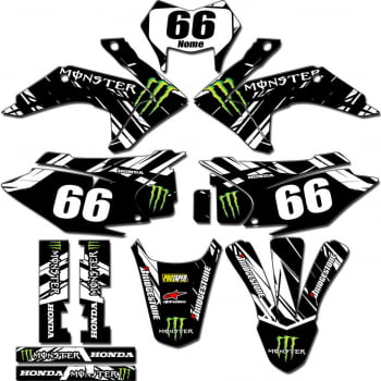 Kit adesivos Gráficos para CRF-230 2015 a 2021 - Start Espessura 0.20mm - CRFM-18