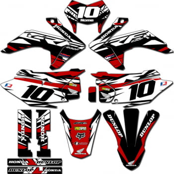 Kit adesivos Gráficos para CRF-230 2015 a 2021 - Start Espessura 0.20mm - CRFM-38