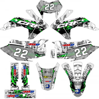 Kit adesivos Gráficos para CRF-230 2015 a 2021 - Start Espessura 0.20mm - A24