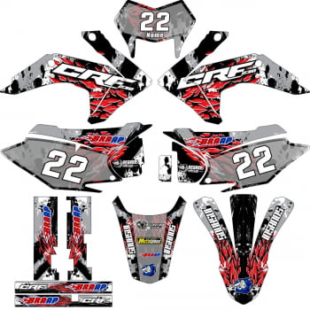 Kit adesivos Gráficos para CRF-230 2015 a 2021 - Start Espessura 0.20mm - A40