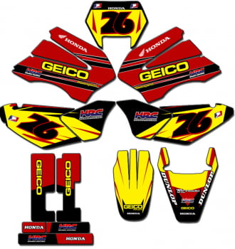 Kit adesivos Gráficos para Tornado 2001 a 2005 - Start Espessura 0.20mm - TORB-15