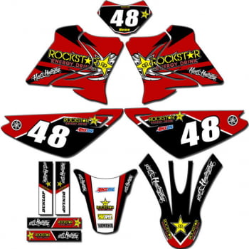 Kit adesivos Gráficos para XTZ-125 - Start Espessura 0.20mm - XTZB-11