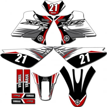 Kit adesivos Gráficos para XTZ-125 - Start Espessura 0.20mm - XTZB-13