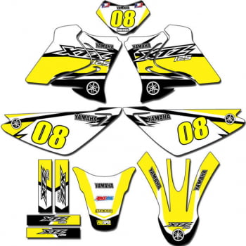 Kit adesivos Gráficos para XTZ-125 - Start Espessura 0.20mm - XTZB-47